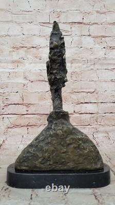 Bronze Sculpture Main Fabriqué Statue Abstrait GIA Chiparus Solide Art Solde