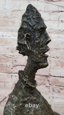 Bronze Sculpture Main Fabriqué Statue Abstrait GIA Chiparus Solide Art Solde