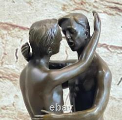 Bronze Sculpture, Main Fabriqué Statue Gay Art Chair Mâle Homme Classique Art