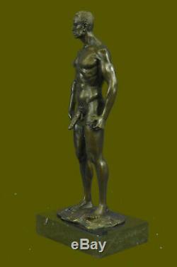 Bronze Sculpture, Main Fabriqué Statue Gay Art Collector Édition Chair Mâle Gift