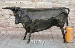 Bronze Sculpture Moderne Abstrait Art Bull Par Picasso Fonte Figurine Statue