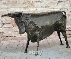 Bronze Sculpture Moderne Abstrait Art Bull Par Picasso Fonte Figurine Statue