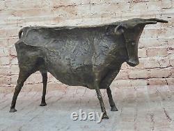 Bronze Sculpture Moderne Abstrait Art Bull Par Picasso Fonte Figurine Statue