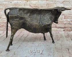 Bronze Sculpture Moderne Abstrait Art Bull Par Picasso Fonte Figurine Statue