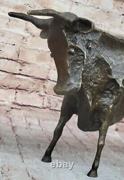 Bronze Sculpture Moderne Abstrait Art Bull Par Picasso Fonte Figurine Statue