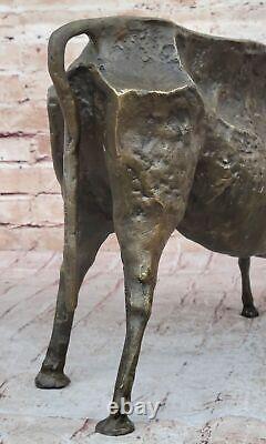 Bronze Sculpture Moderne Abstrait Art Bull Par Picasso Fonte Figurine Statue