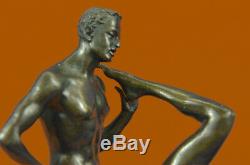 Bronze Sculpture Nu Homme et Femmes Sexuelle Art avec Sculpture Statue Figurine