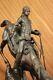 Bronze Sculpture Statue Mountain Man Grand 25 1/2 Hauteur X 31 L Frederic Art