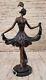 Bronze Sculpture Statue Rare Large Flamenco Danseuse Art Nouveau Marbre Figurine