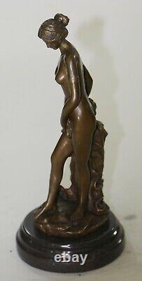 Bronze Sculpture Vénus Milo Espagnol Artiste Art Moderne Original Ouvre Déco