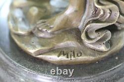 Bronze Sculpture Vénus Milo Espagnol Artiste Art Moderne Original Ouvre Déco