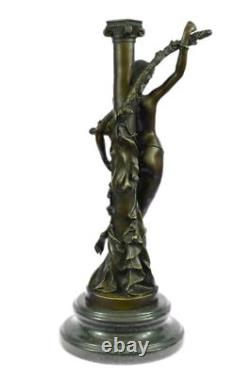 Bronze Sculpture de Collection Statue Érotique Vienne Signée Nick Enchaînés Art