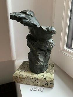 Bronze Sculpture sur Marbre de Femme art contemporain MODERN ART