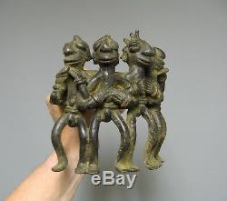 Bronze africain. Art tribal ethnique africain. Sculpture