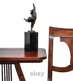 Bronze femme érotisme art sculpture antique figurine 33cm