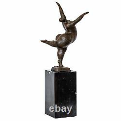 Bronze femme érotisme art sculpture antique figurine 33cm