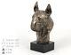 Bull Terrier, Statue Miniature / Buste De Chien, édition Limitée, Art Dog Fr