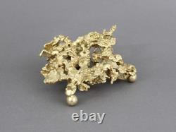 CLAUDE VICTOR BOELTZ sculpture, Vintage 1970s, Bronze paperweight, French art