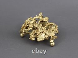 CLAUDE VICTOR BOELTZ sculpture, Vintage 1970s, Bronze paperweight, French art