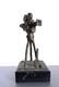 Caméra De Cinéma Sculpture Bronze Fonderia D'arte Del Chiaro Pietrasanta Italia