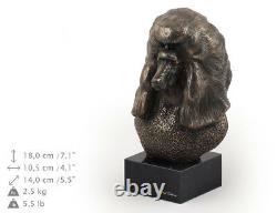 Caniche, statue miniature / buste de chien, édition limitée, Art Dog FR
