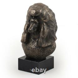 Caniche, statue miniature / buste de chien, édition limitée, Art Dog FR