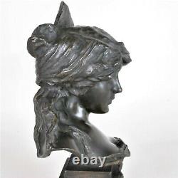 Carmen, sculpture en bronze, art Nouveau, XXème siècle