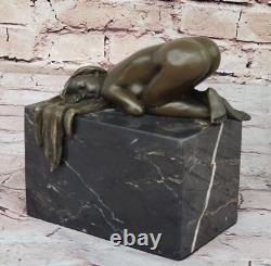 Chair Érotique Bronze Abstrait Art Moderne Nue Dame Sexy Sculpture Figurine Deal