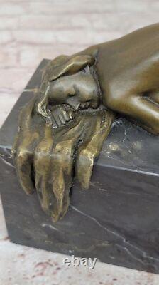 Chair Érotique Bronze Abstrait Art Moderne Nue Dame Sexy Sculpture Figurine Deal