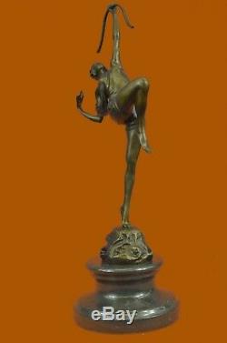 Chasseresse Diana Art Nouveau Musée Bronze Sculpture Statue Figurine Figurine T