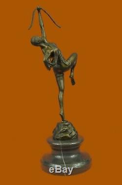 Chasseresse Diana Art Nouveau Musée Bronze Sculpture Statue Figurine Figurine T