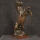 Cheval Grande Sculpture En Bronze Signe Statue équestre Art Du 20ème Siècle