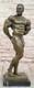 Classique Chair Musculaire Homme Mâle Figurine Sculpture Signée Bronze Art Déco