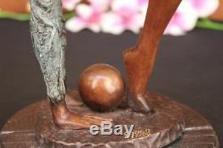 Collectionneur Édition Sol Enfant Gymnaste Bronze Sculpture Art Déco Sport Lrg