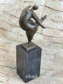 Curvy Abstrait Art Moderne Femme Bronze Sculpture Milo Statue Figurine Solde