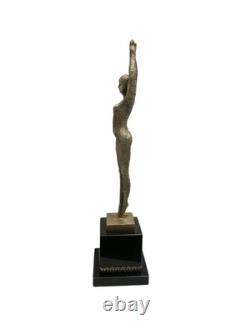 D'après DEMETRE CHIPARUS, la danseuse, sculpture en bronze de style Art Deco