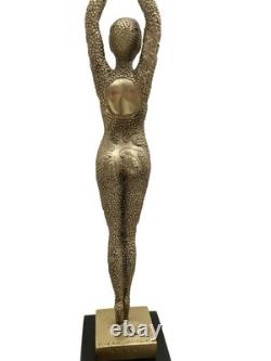 D'après DEMETRE CHIPARUS, la danseuse, sculpture en bronze de style Art Deco