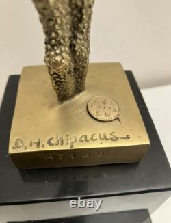 D'après DEMETRE CHIPARUS, la danseuse, sculpture en bronze de style Art Deco