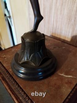 Danseuse Style Art Déco en Bronze d'après Ferdinand Preiss (1882-1943)