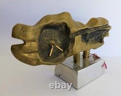 David Marshall-Sculpture-Horloge-Pendule-Art-Design-Bronze-(Dali, Picasso, Miro)