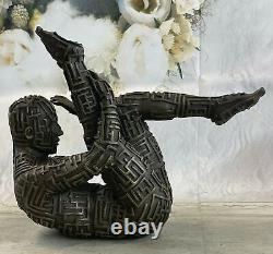 De Collection Bronze Sculpture Statue Art Déco Rare Salvador Dali Mâle Nr
