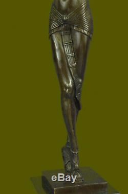 Demetre Chiparus Ventre Danseuse Bronze Master Pièces Art Sculpture Art Déco Nr