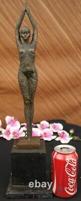 Desirable D. H. Chiparus Musée Qualité Exotique Dancer Bronze Parfait État Art