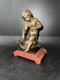 Émile Picault Bronze Boy Riding Snail Sculpture Base Art Deco Art Nouveau France