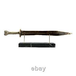 Épée de Thémistocle Ancienne Grecque Véritable Métal Bronze Art Sculpture Cop