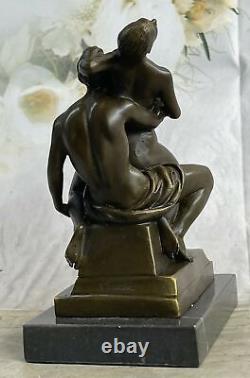 Érotique Art Grand Bronze Artwork Chair Nue Passion Cadeau Sculpture Figurine