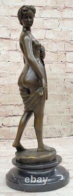 Érotique Art Moderne Musée Qualité Chair Femme Bronze Sculpture Figurine Art