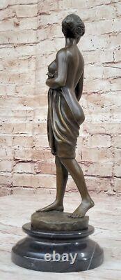 Érotique Art Moderne Musée Qualité Chair Femme Bronze Sculpture Figurine Art