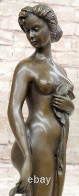 Érotique Art Moderne Musée Qualité Chair Femme Bronze Sculpture Figurine Art