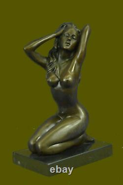 Érotique Chair Femme Nue Artisanal Décor Art Bronze Sculpture Statue Figurine